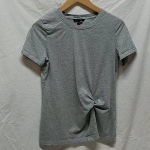 Banana Republic gray cotton t shirt two hem